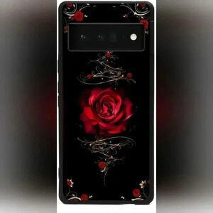 Google Pixel 6 Pro Case-Red Rose (NWT)